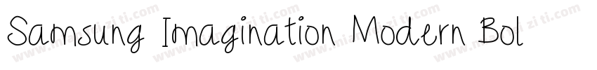 Samsung Imagination Modern Bold Con字体转换